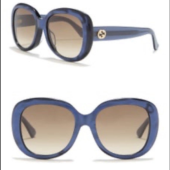 blue gucci shades